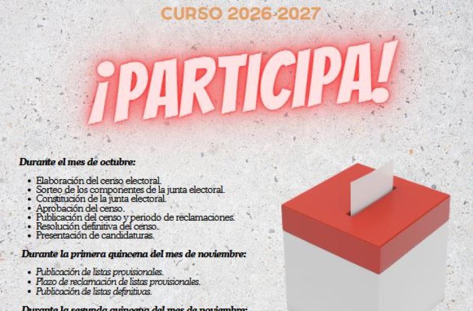 Elecciones Consejo Escolar 26/27
